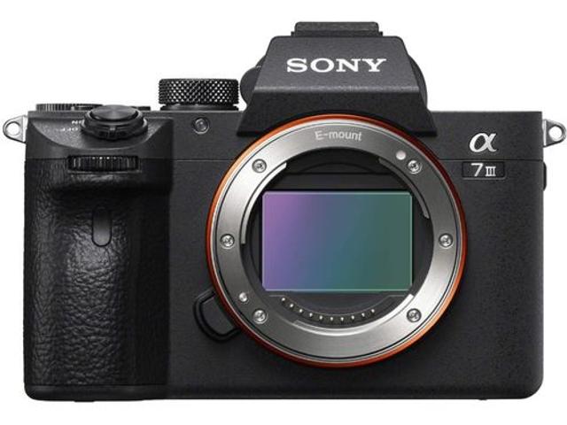 Sony - Alpha a7 III Mirrorless 4K Video Camera (Body Only) - Black